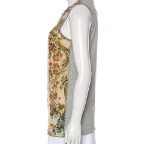 Dolce & Gabbana Floral Silk Knit Top - Picture 3 of 8